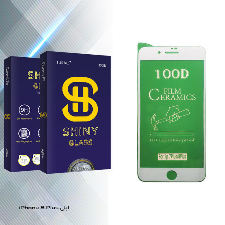 محافظ صفحه نمایش سرامیکی آتوچبو مدل Shiny Glass مناسب برای گوشی موبایل اپل iPhone 8 Plus