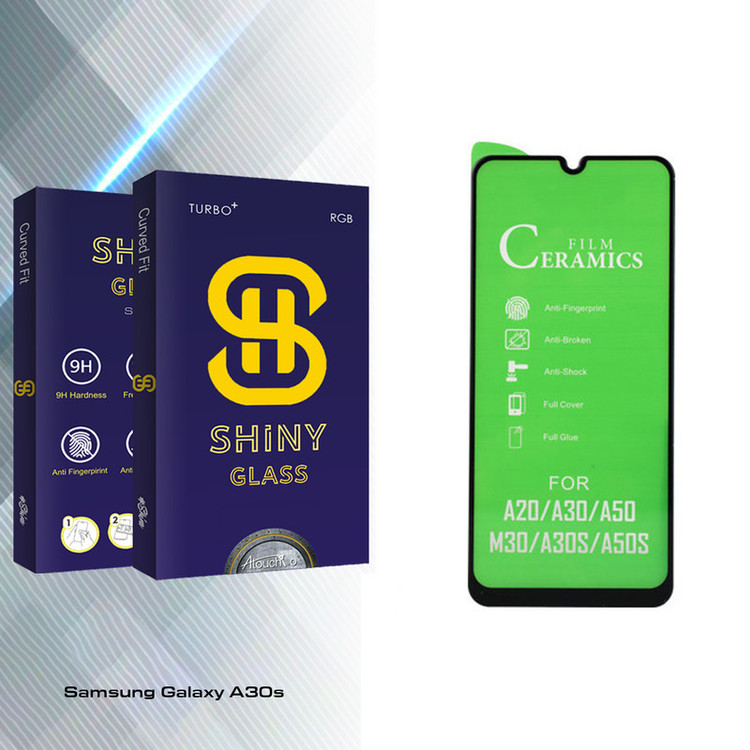 محافظ صفحه نمایش آتوچبو مدل Shiny Glass مناسب برای گوشی موبایل سامسونگ Galaxy A30s