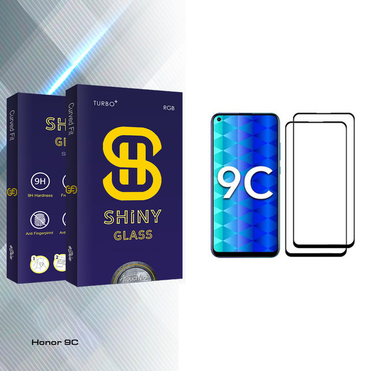 محافظ صفحه نمایش آتوچبو مدل Shiny Glass مناسب برای گوشی موبایل آنر 9C بسته دو عددی