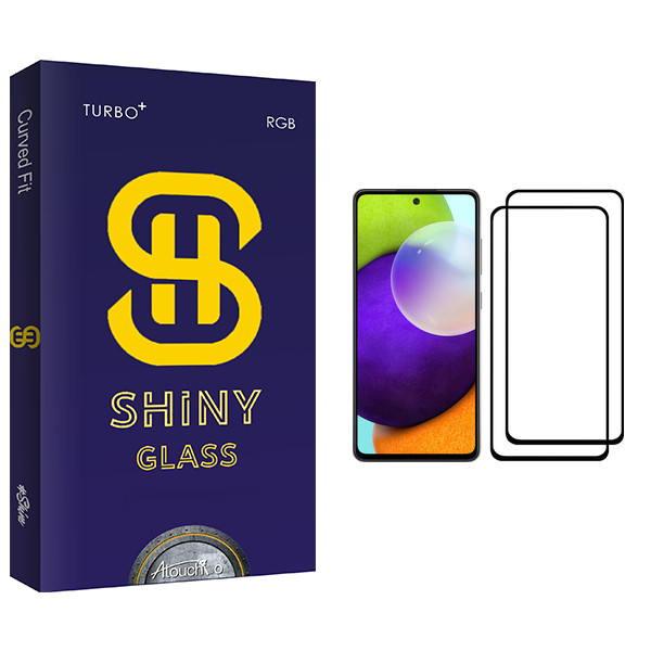 محافظ صفحه نمایش آتوچبو مدل Shiny Glass مناسب برای گوشی موبایل سامسونگ Galaxy A52 بسته دو عددی