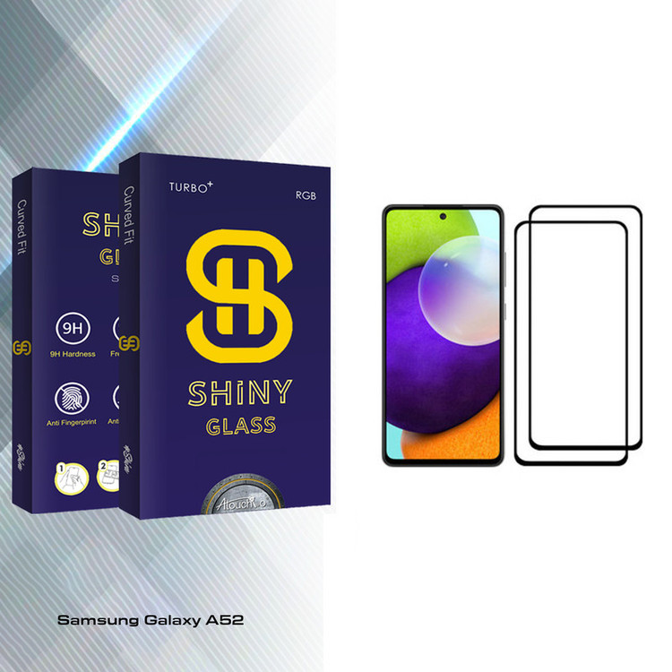 محافظ صفحه نمایش آتوچبو مدل Shiny Glass مناسب برای گوشی موبایل سامسونگ Galaxy A52 بسته دو عددی