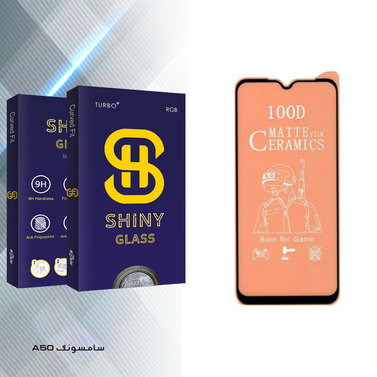 محافظ صفحه نمایش مات آتوچبو مدل Shiny Glass مناسب برای گوشی موبایل سامسونگ Galaxy A50