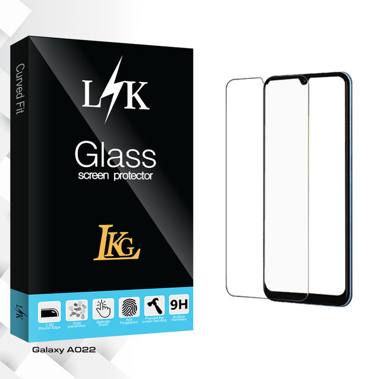 محافظ صفحه نمایش شیشه ای ال کا جی مدل LK Glass مناسب برای گوشی موبایل سامسونگ Galaxy A022