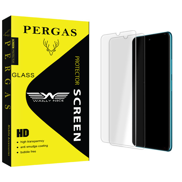 محافظ صفحه نمایش شیشه ای وایلی نایس مدل Pergas Glass مناسب برای گوشی موبایل سامسونگ Galaxy A10 \ A10s بسته دو عددی