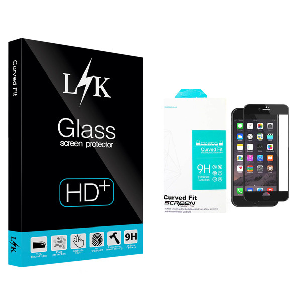 محافظ صفحه نمایش سرامیکی مات ال کی مدل +HD مناسب برای گوشی موبایل اپل Iphone 8 plus
