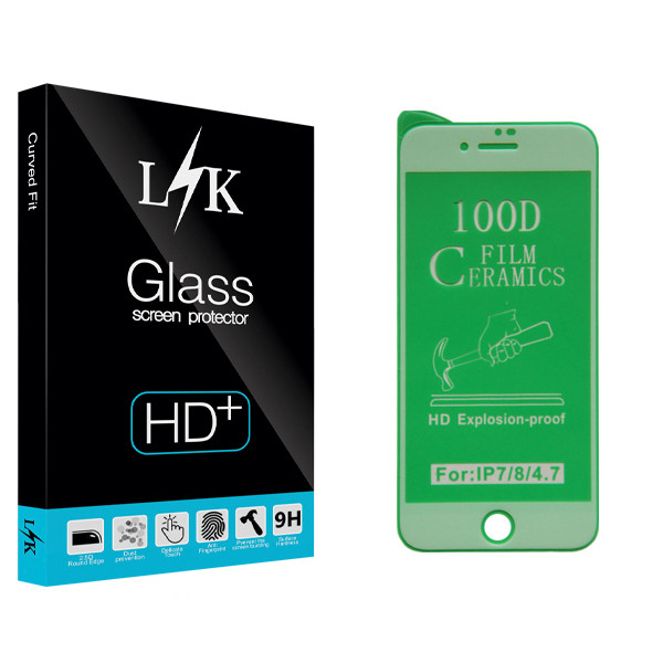 محافظ صفحه نمایش ال کی مدل +HD مناسب برای گوشی موبایل اپل iphone 7 /8