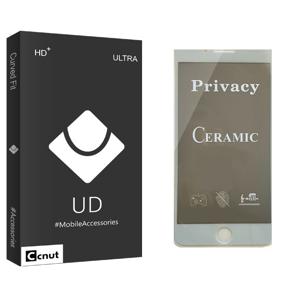 محافظ صفحه نمایش سرامیکی کوکونات مدل UD Black مناسب برای گوشی موبایل اپل iPhone 7