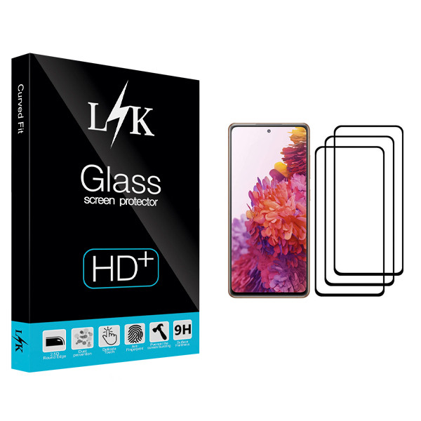 محافظ صفحه نمایش ال کی مدل +HD مناسب برای گوشی موبایل سامسونگ Galaxy S20 FE بسته سه عددی