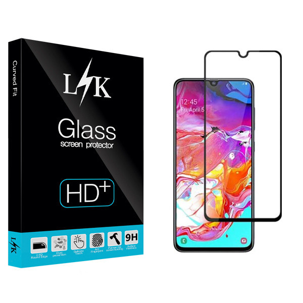 محافظ صفحه نمایش ال کی مدل +HD مناسب برای گوشی موبایل سامسونگ Galaxy A70