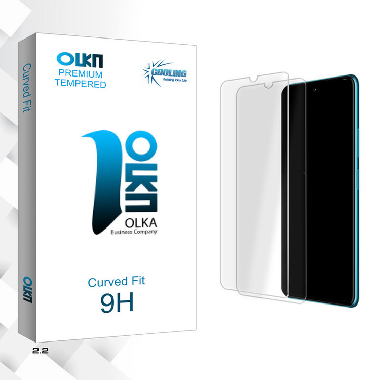 محافظ صفحه نمایش شیشه ای کولینگ مدل Olka Glass MIX مناسب برای گوشی موبایل نوکیا 2.2 بسته دو عددی