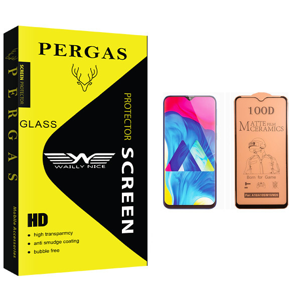 محافظ صفحه نمایش سرامیکی وایلی نایس مدل Pergas Glass مناسب برای گوشی موبایل سامسونگ Galaxy M10