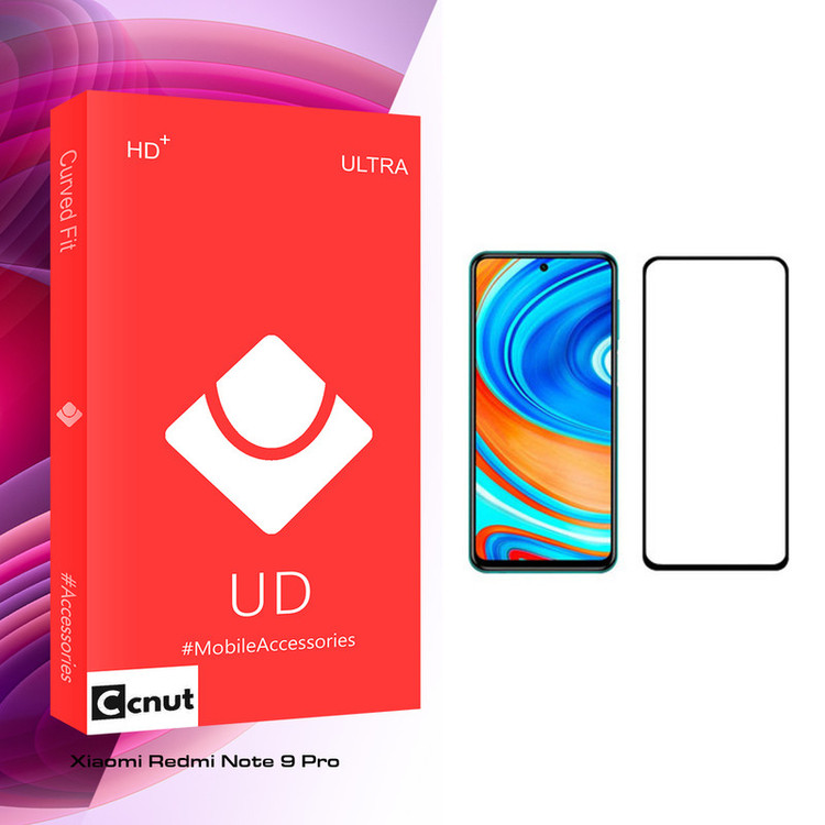 محافظ صفحه نمایش کوکونات مدل UD Glass مناسب برای گوشی موبایل شیائومی Redmi Note 9 Pro