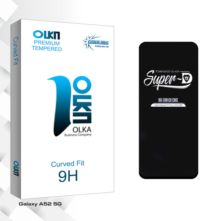 محافظ صفحه نمایش شیشه ای کولینگ مدل Olka GlassSuper-D مناسب برای گوشی موبایل سامسونگ Galaxy A52 5G