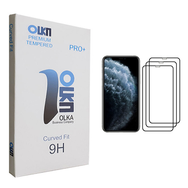 محافظ صفحه نمایش الکا مدل +PRO مناسب برای گوشی موبایل اپل iPhone 11 Pro بسته سه عددی