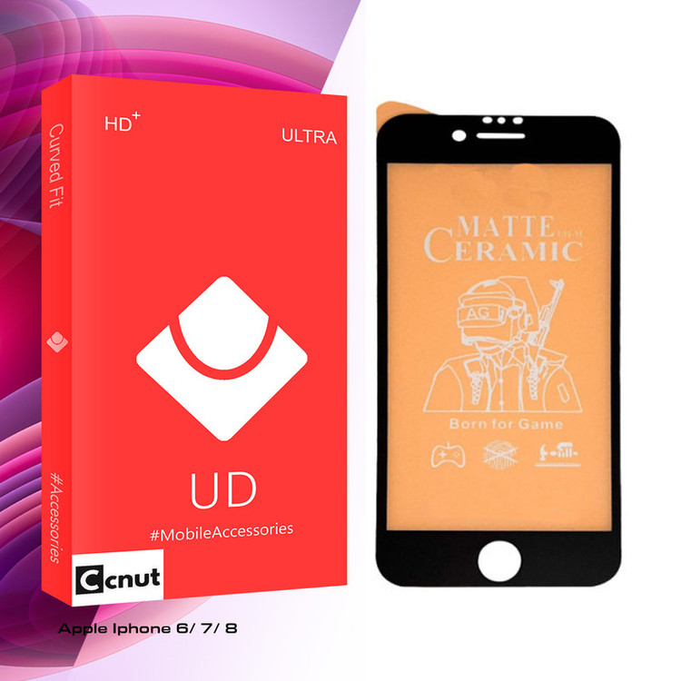 محافظ صفحه نمایش سرامیکی مات کوکونات مدل UD Glass مناسب برای گوشی موبایل اپل Iphone 6/ 7/ 8