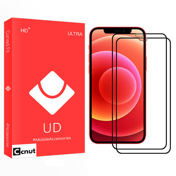 محافظ صفحه نمایش سرامیکی کوکونات مدل UD Glass مناسب برای گوشی موبایل اپل Iphone 12mini بسته دو عددی