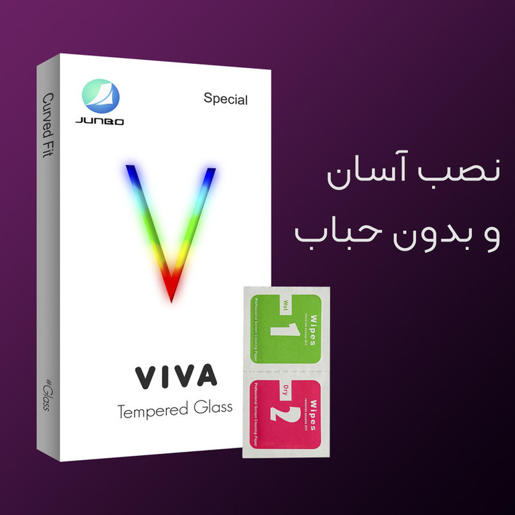 محافظ صفحه نمایش شیشه ای جانبو مدل Viva Glass MIX3 مناسب برای گوشی موبایل سامسونگ Galaxy M10 \ A10 بسته سه عددی