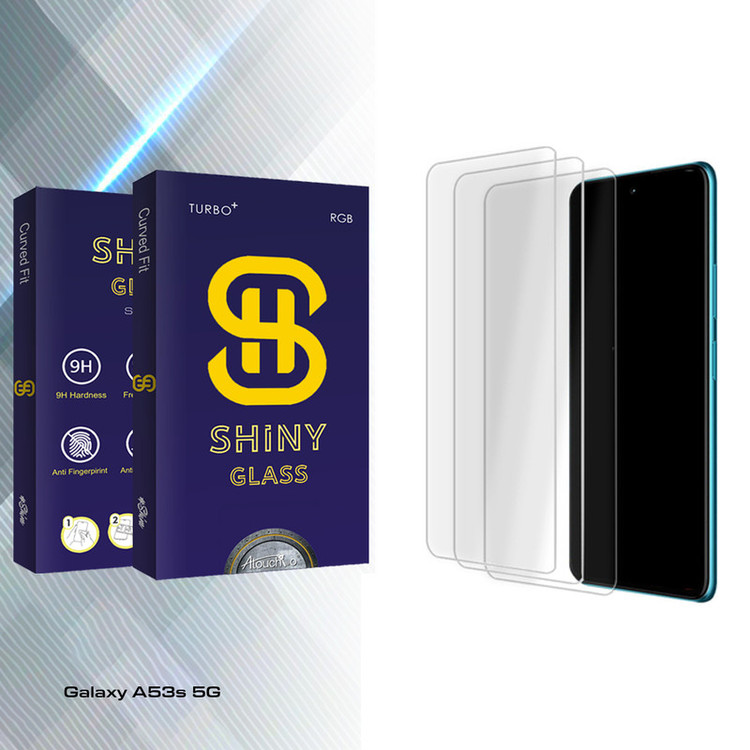 محافظ صفحه نمایش شیشه ای آتوچبو مدل Shiny Glass MIX3 مناسب برای گوشی موبایل سامسونگ Galaxy A53s 5G بسته سه عددی