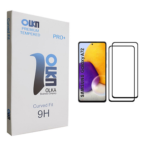 محافظ صفحه نمایش الکا مدل +PRO مناسب برای گوشی موبایل سامسونگ Galaxy A72 بسته دو عددی