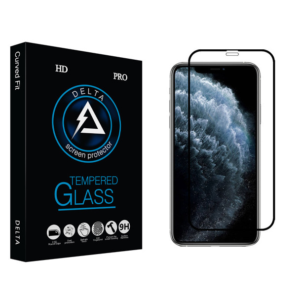 محافظ صفحه نمایش دلتا مدل HD مناسب برای گوشی موبایل اپل iPhone 11 Pro