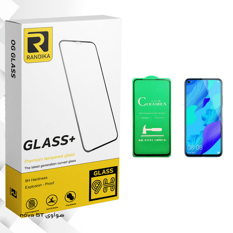 محافظ صفحه نمایش سرامیکی راندیکا مدل GLD مناسب برای گوشی موبایل هوآوی nova 5T