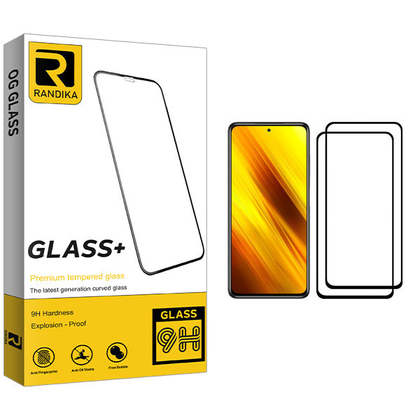 محافظ صفحه نمایش راندیکا مدل Gld مناسب برای گوشی موبایل شیائومی Poco X3 Pro بسته دو عددی
