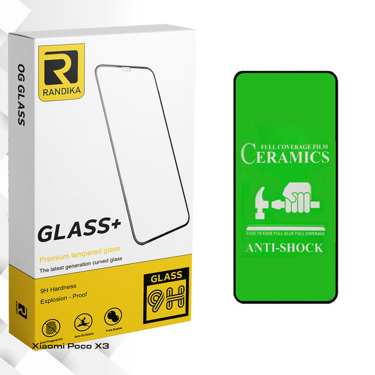 محافظ صفحه نمایش سرامیکی راندیکا مدل Gld مناسب برای گوشی موبایل شیائومی Poco X3