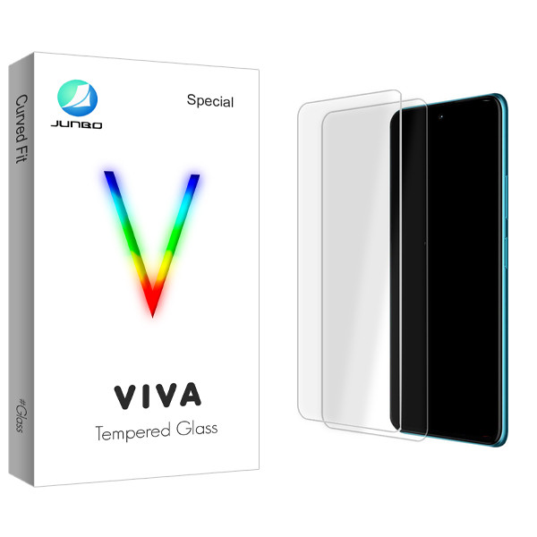 محافظ صفحه نمایش شیشه ای جانبو مدل Viva Glass مناسب برای گوشی موبایل وان پلاس 9R بسته دو عددی