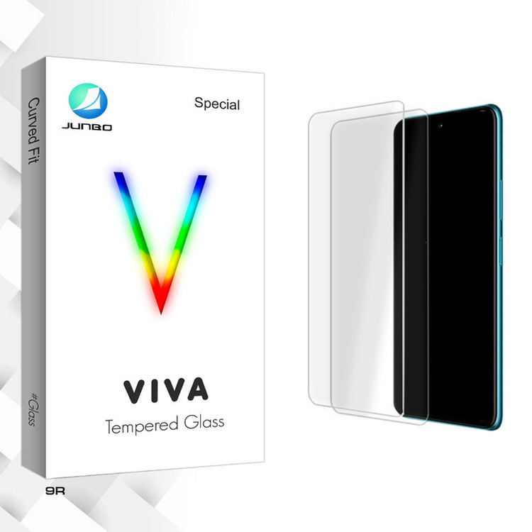 محافظ صفحه نمایش شیشه ای جانبو مدل Viva Glass مناسب برای گوشی موبایل وان پلاس 9R بسته دو عددی