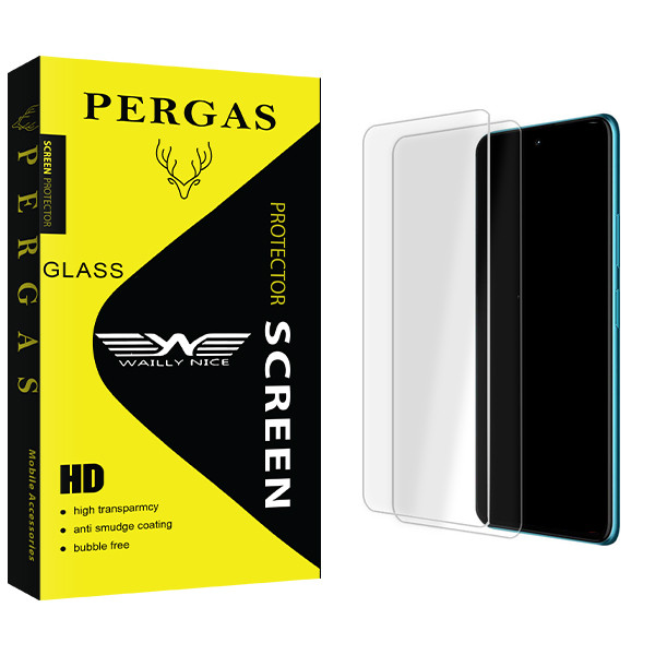 محافظ صفحه نمایش شیشه ای وایلی نایس مدل Pergas Glass مناسب برای گوشی موبایل وان پلاس 8T بسته دو عددی