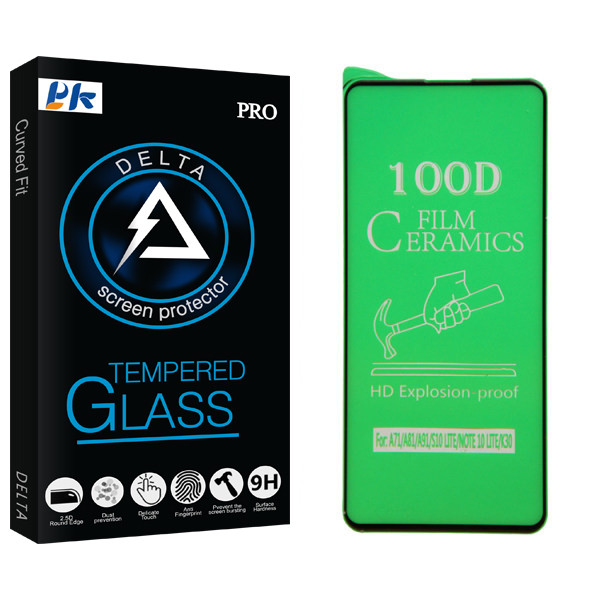 محافظ صفحه نمایش سرامیکی پی کی مدل Delta Glass مناسب برای گوشی موبایل شیائومی Redmi Note 9S