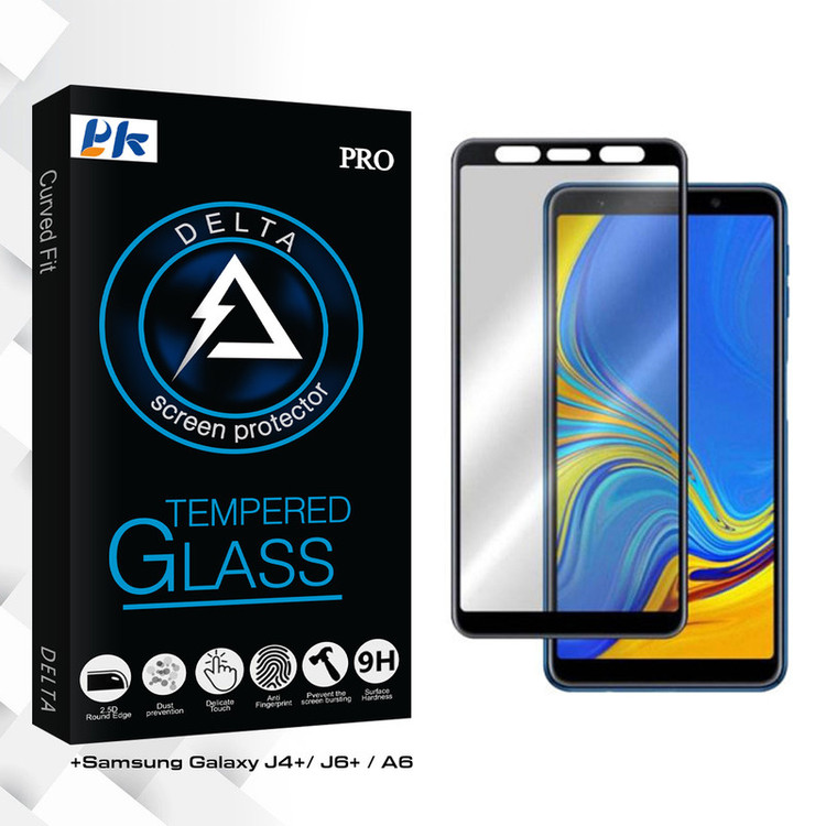 محافظ صفحه نمایش مات پی کی مدل Delta Glass مناسب برای گوشی موبایل سامسونگ +Galaxy J4+/ J6+ /A6