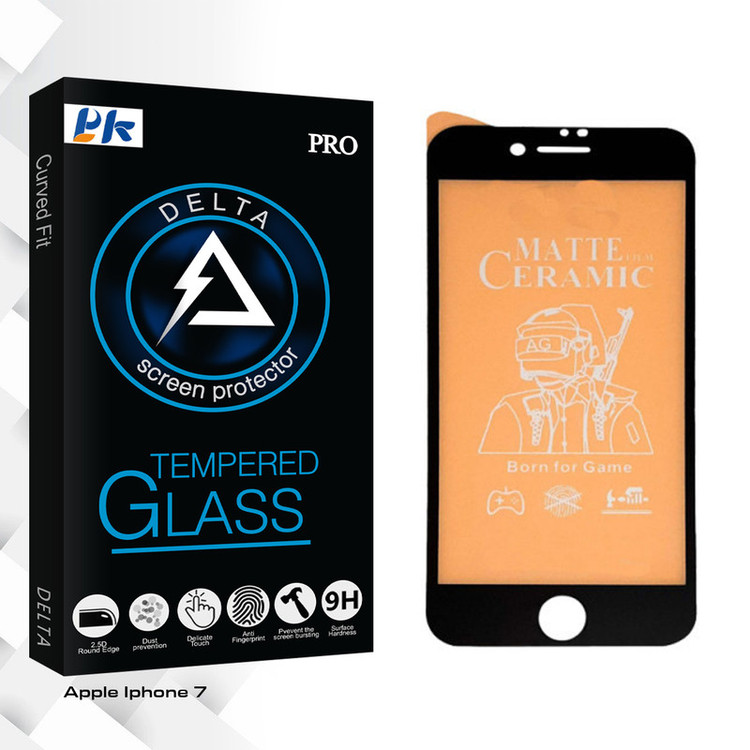 محافظ صفحه نمایش مات پی کی مدل Delta Glass مناسب برای گوشی موبایل اپل Iphone 7