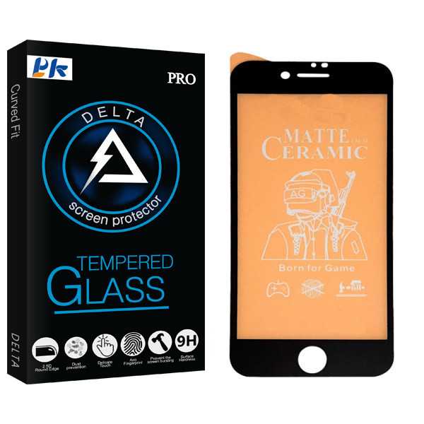 محافظ صفحه نمایش مات پی کی مدل Delta Glass مناسب برای گوشی موبایل اپل Iphone 7
