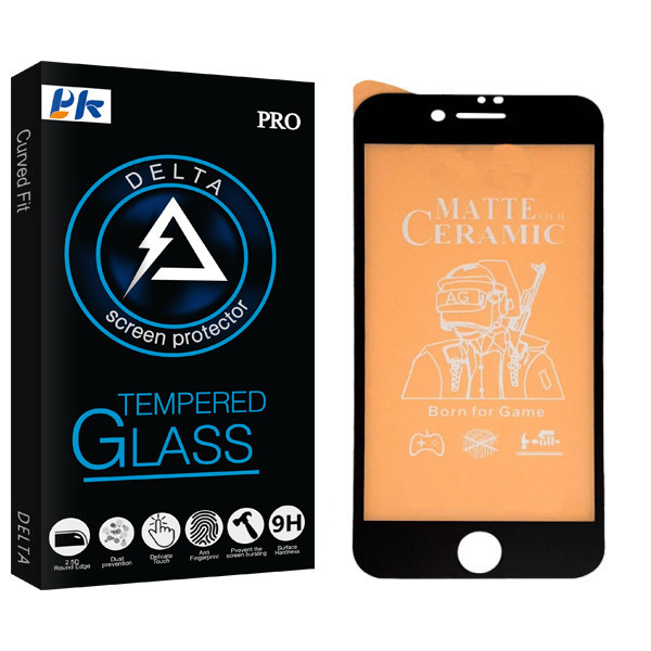 محافظ صفحه نمایش مات پی کی مدل Delta Glass مناسب برای گوشی موبایل اپل Iphone 7
