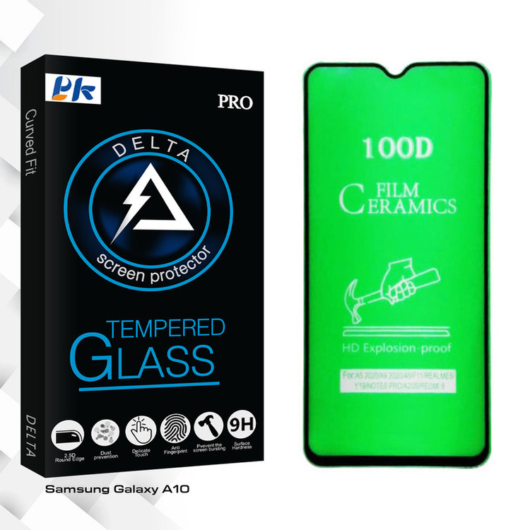 محافظ صفحه نمایش سرامیکی پی کی مدل Delta Glass مناسب برای گوشی موبایل سامسونگ Galaxy A10