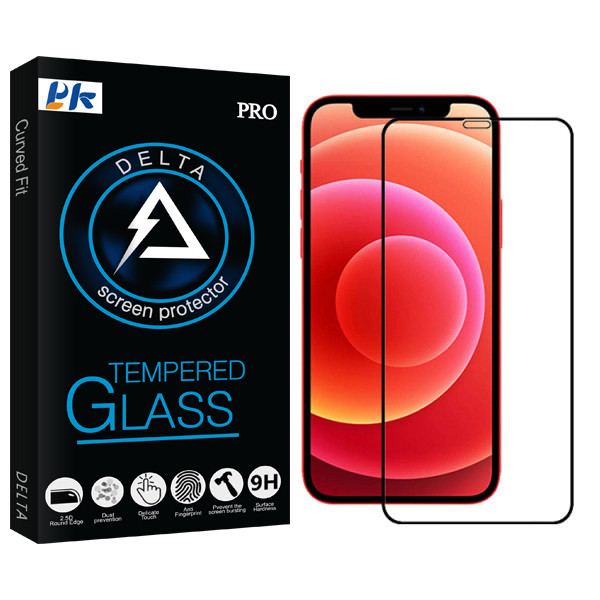 محافظ صفحه نمایش سرامیکی پی کی مدل Delta Glass مناسب برای گوشی موبایل اپل Iphone 12