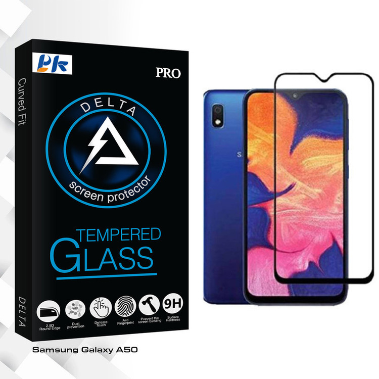 محافظ صفحه نمایش سرامیکی پی کی مدل Delta Glass مناسب برای گوشی موبایل سامسونگ Galaxy A50