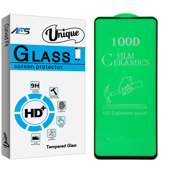 محافظ صفحه نمایش سرامیکی ای اف اس مدل Unique Glass مناسب برای گوشی موبایل سامسونگ Galaxy A21s