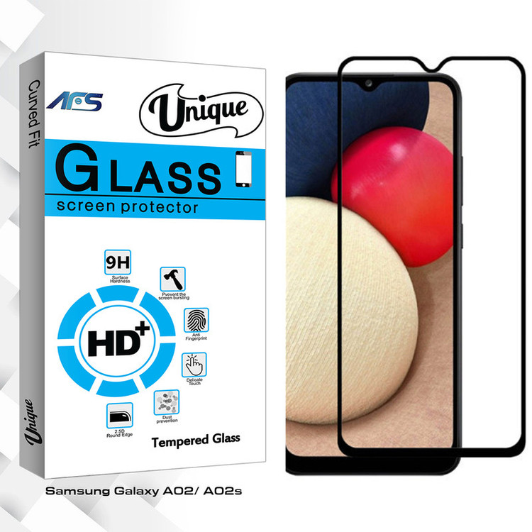 محافظ صفحه نمایش سرامیکی ای اف اس مدل Unique Glass مناسب برای گوشی موبایل سامسونگ Galaxy A02/ A02s