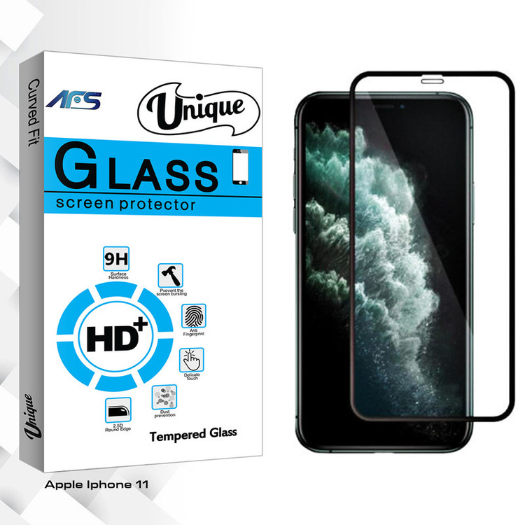 محافظ صفحه نمایش مات ای اف اس مدل Unique Glass مناسب برای گوشی موبایل اپل Iphone 11