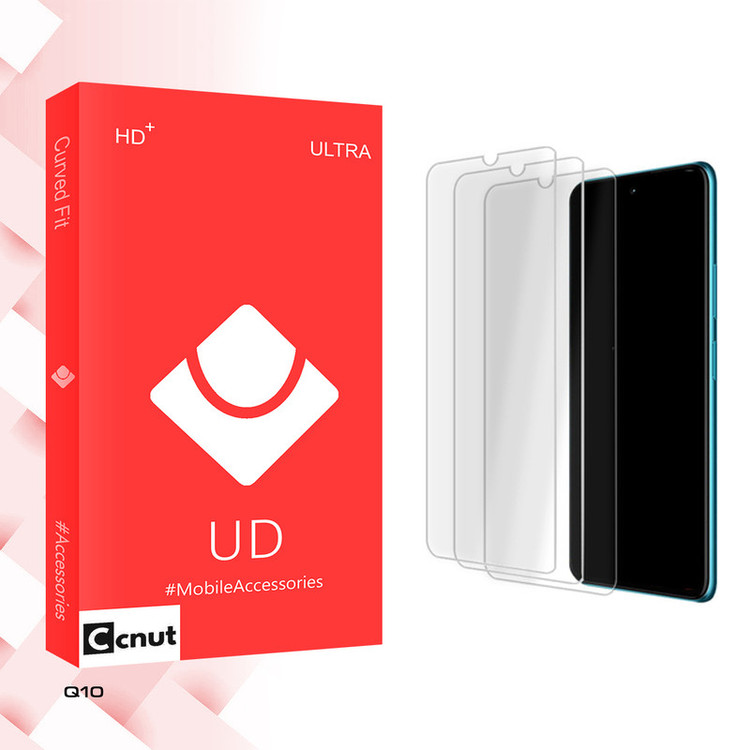 محافظ صفحه نمایش شیشه ای کوکونات مدل UD Ultra MIX3 مناسب برای گوشی موبایل جی پلاس Q10 بسته سه عددی