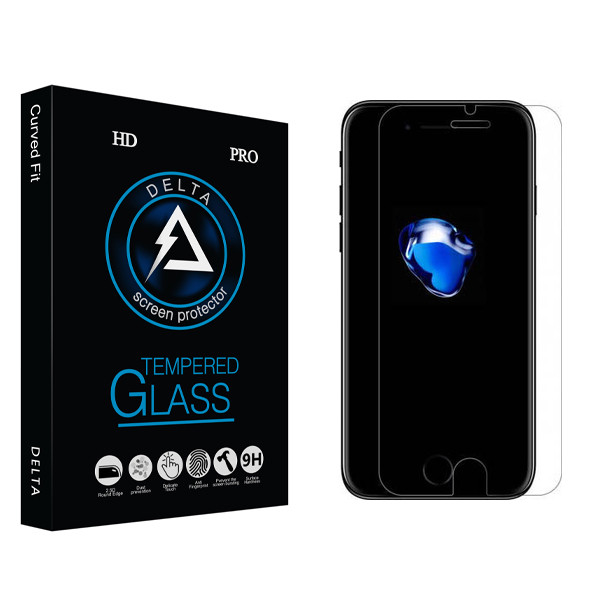 محافظ صفحه نمایش شیشه ای دلتا مدل HD مناسب گوشی موبایل اپل iphone 7 Plus