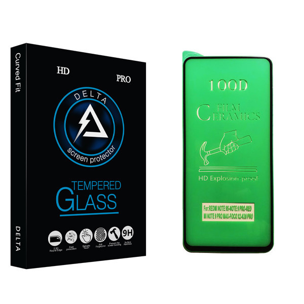 محافظ صفحه نمایش سرامیکی دلتا مدل HD مناسب برای گوشی موبایل شیائومی Redmi Note 9s