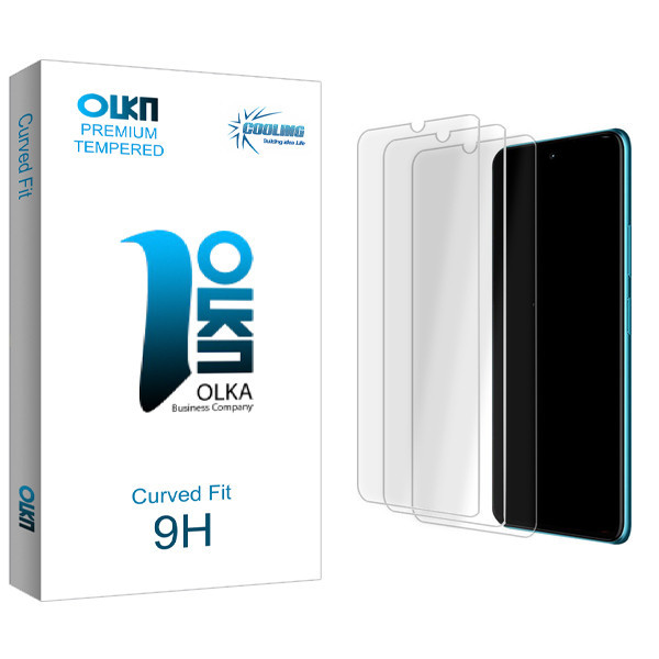 محافظ صفحه نمایش شیشه ای کولینگ مدل Olka Glass MIX3 مناسب برای گوشی موبایل موتورولا One Fusion بسته سه عددی