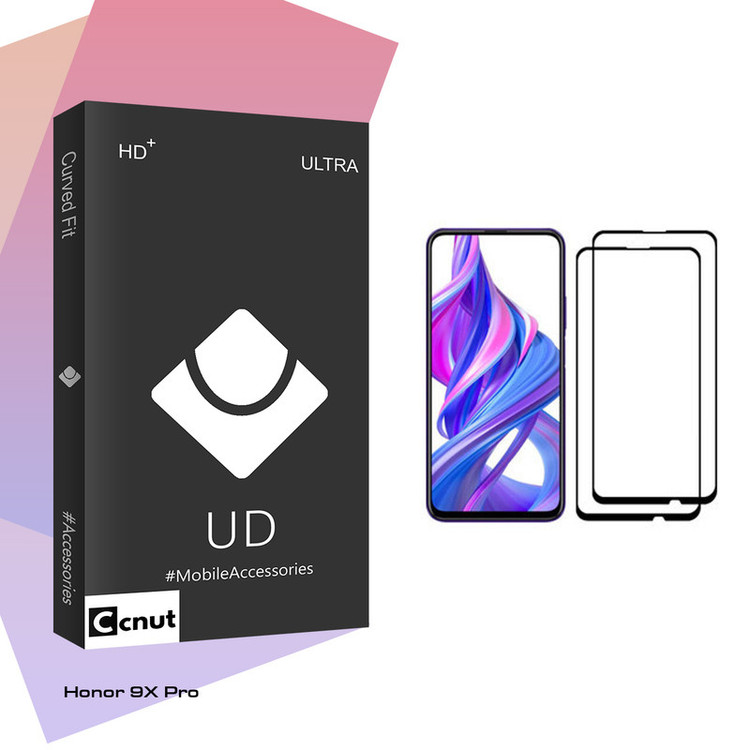 محافظ صفحه نمایش کوکونات مدل UD Black مناسب برای گوشی موبایل آنر 9X Pro بسته دو عددی