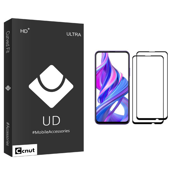 محافظ صفحه نمایش کوکونات مدل UD Black مناسب برای گوشی موبایل آنر 9X Pro بسته دو عددی