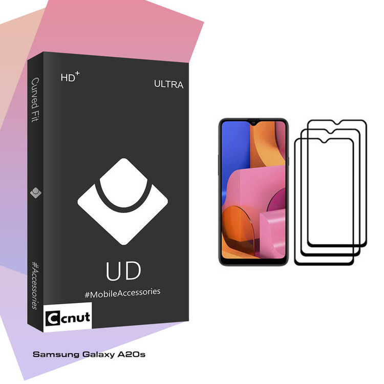محافظ صفحه نمایش کوکونات مدل UD Black مناسب برای گوشی موبایل سامسونگ Galaxy A20s بسته سه عددی