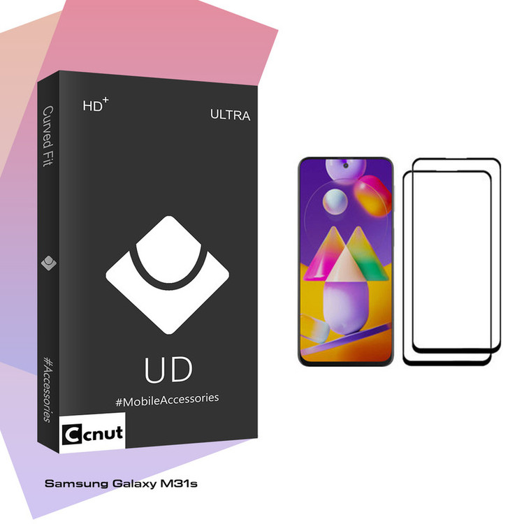 محافظ صفحه نمایش کوکونات مدل UD Black مناسب برای گوشی موبایل سامسونگ Galaxy M31s بسته دو عددی