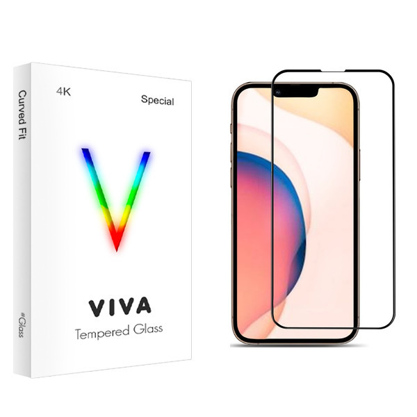 محافظ صفحه نمایش ویوا مدل 4K مناسب برای گوشی موبایل اپل iPhone 13